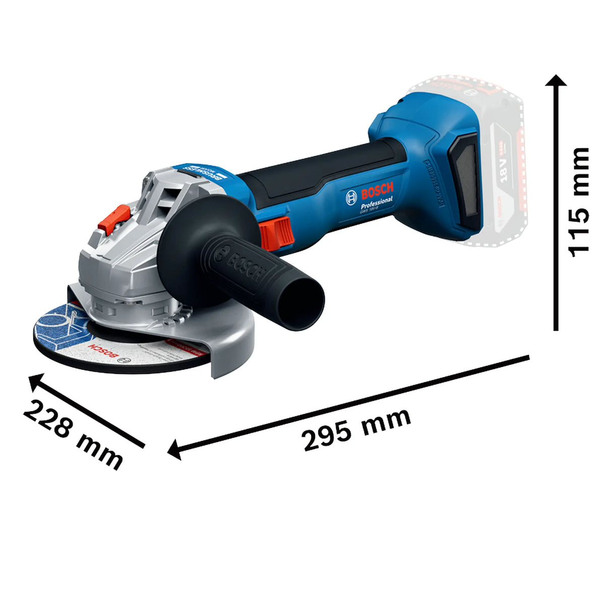 Smerigliatrice Bosch GWS 18V-8