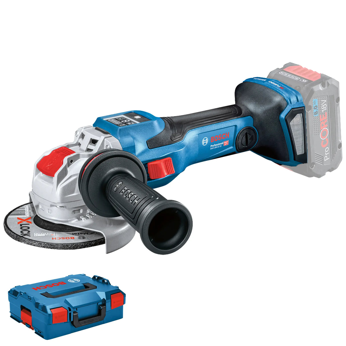 Smerigliatrice Bosch GWX 18V-15 SC