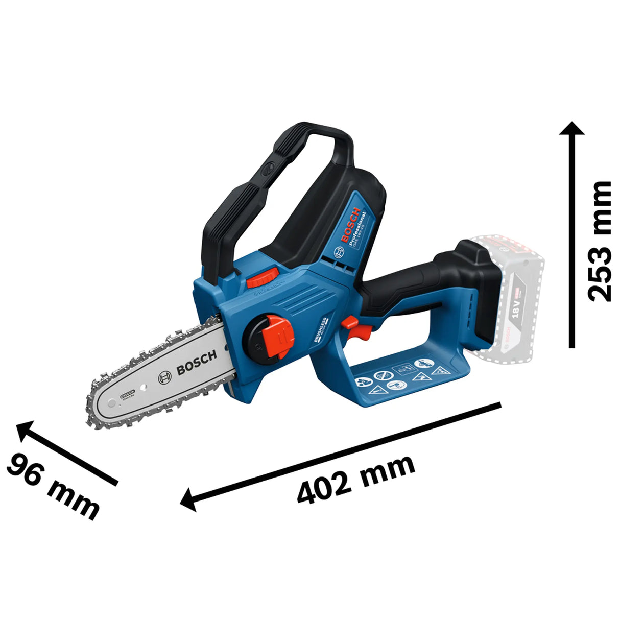 Potatore Bosch GKE 18V-15