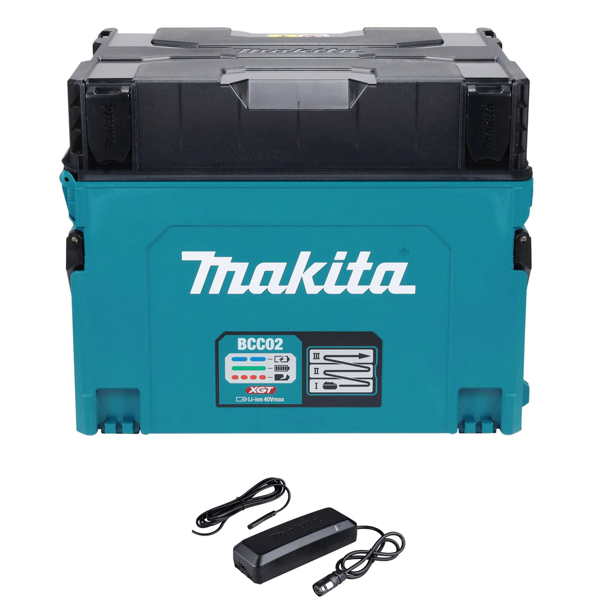 Caricabatterie Multiplo Makita BCC02 1914U0-3 40V