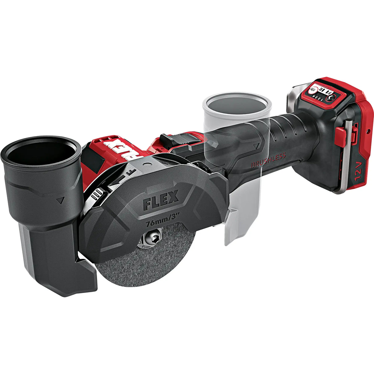 Haakse slijper Flex LBE 76 12V EC C