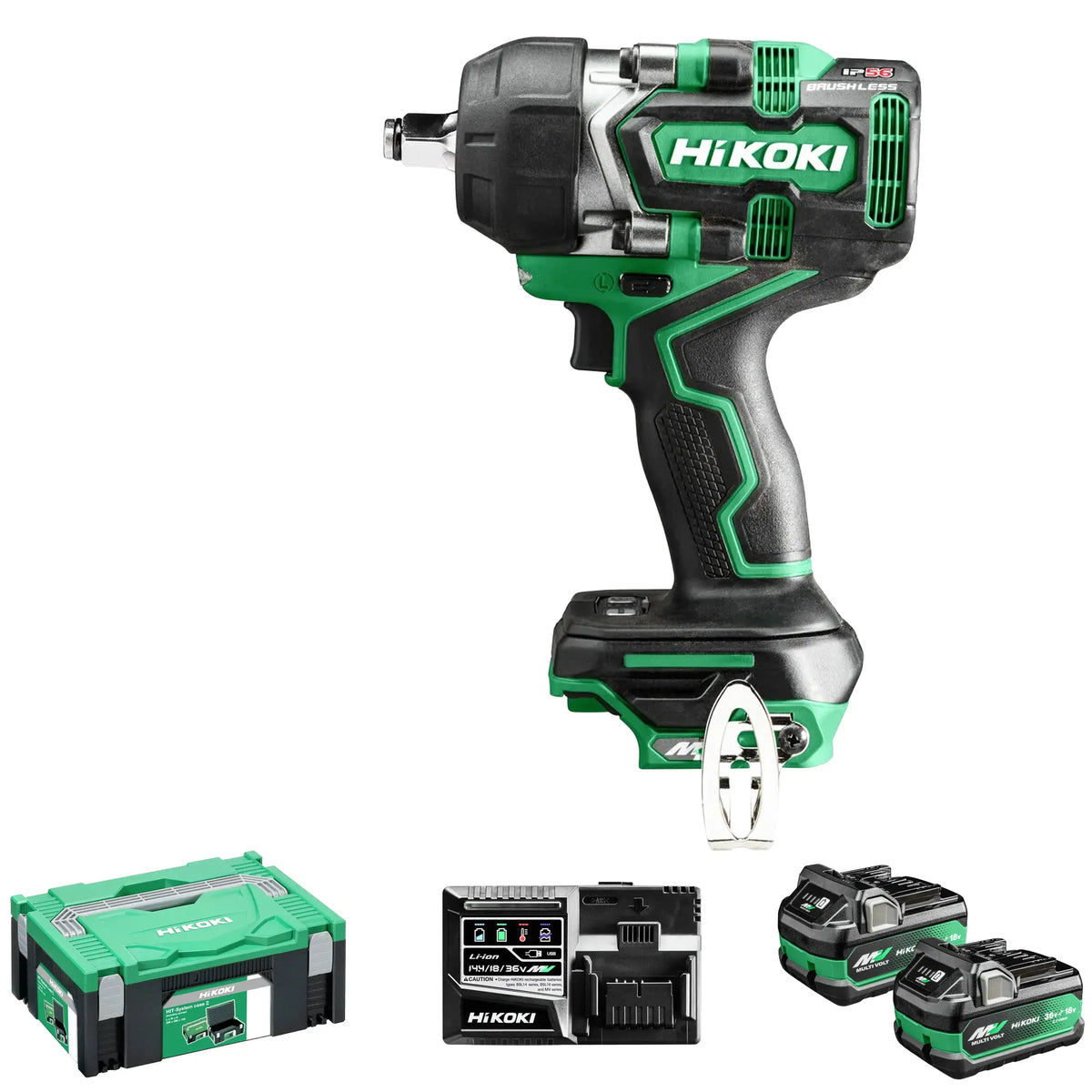 Avvitatore a Impulsi Hikoki WR36DEWRZ 36V 2.5Ah
