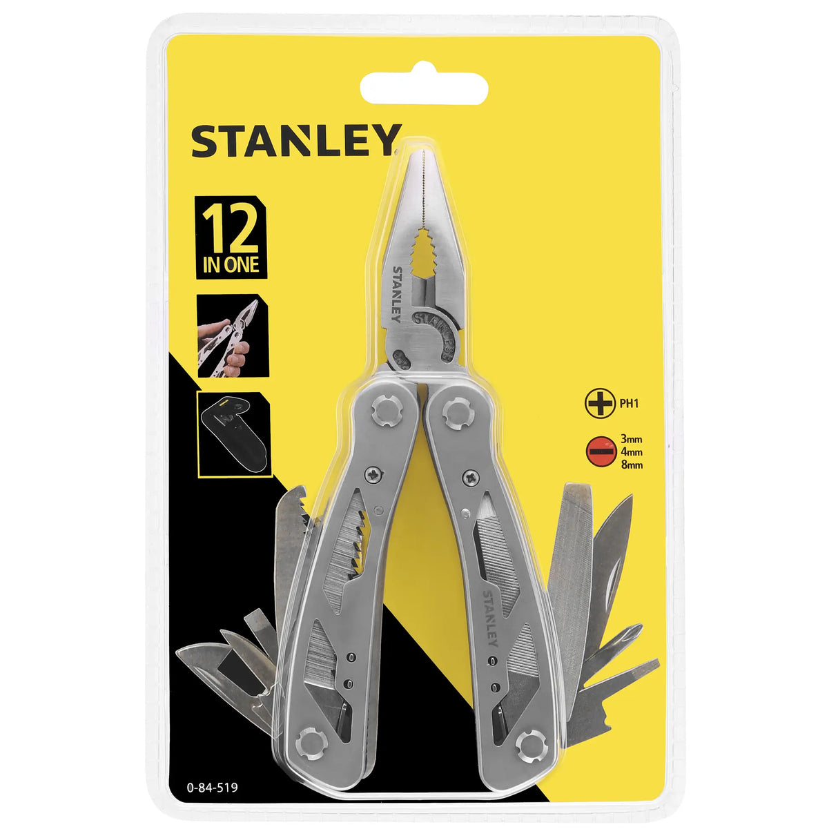 Pinza Multiuso Stanley 12 Funzioni