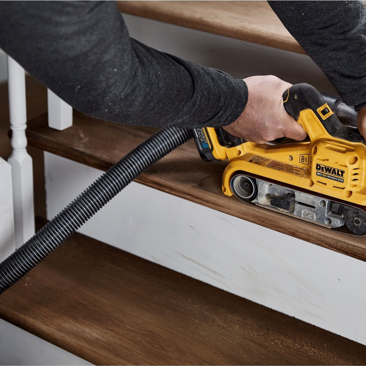 DCW220NT-XJ - Bandschuurmachine Dewalt DCW220NT-XJ 18V - Afbeelding 9