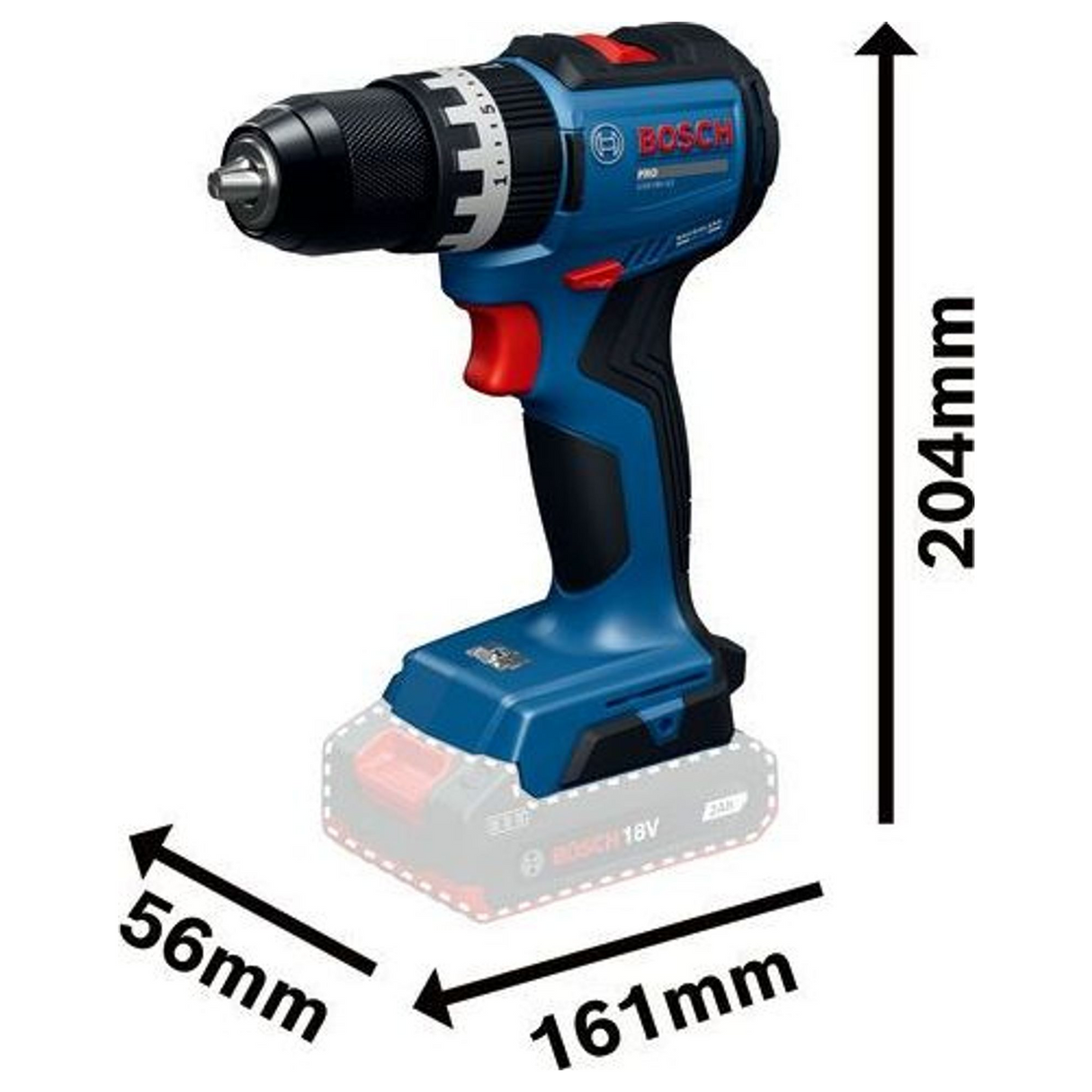06019S0121 - Boordriver Bosch GSB18V-52 18V - Afbeelding 17