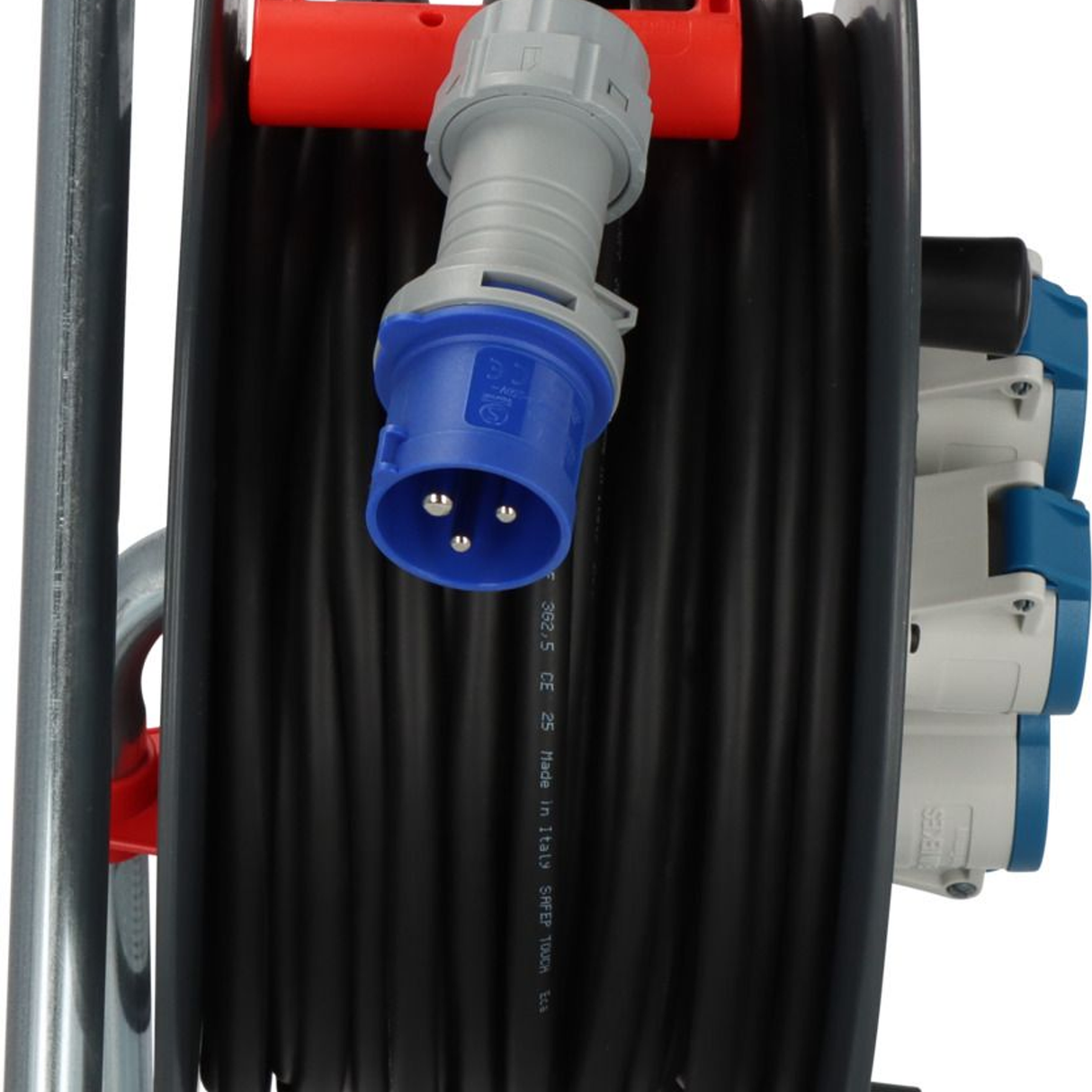 9232416030 - Brennenstuhl ST 320 IP44 Kabelhaspel 40m 3x CEE 230V/16A - Afbeelding 3