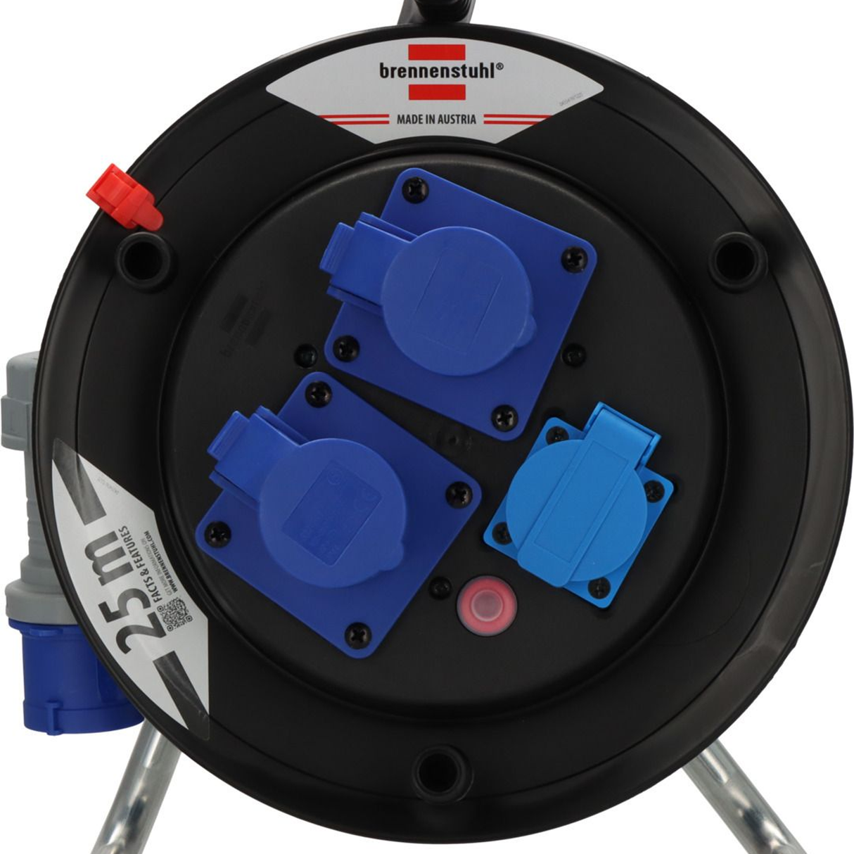 1332796 - Brennenstuhl BAT CEE/3 ST 290 IP44 25m Kabelhaspel - Afbeelding 2