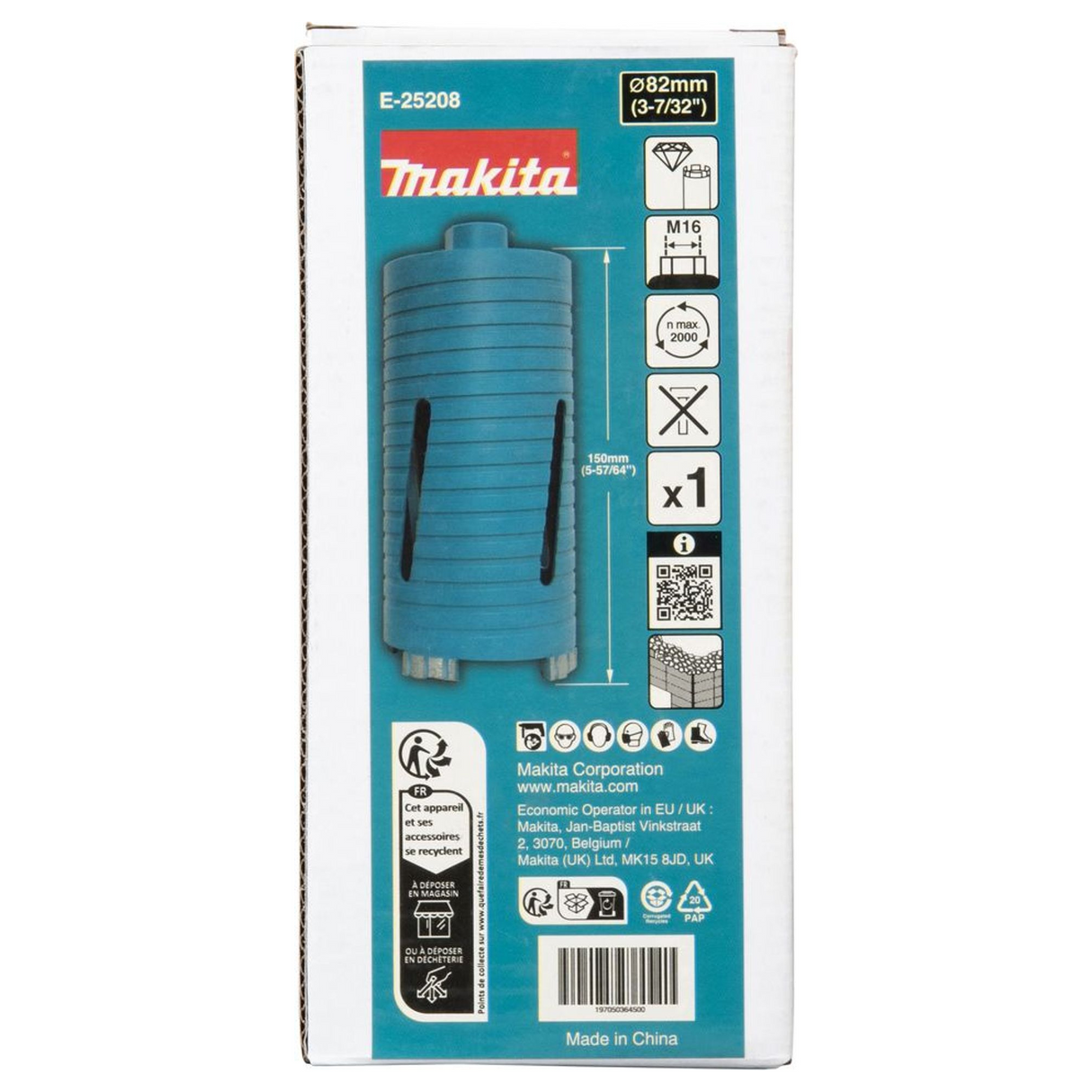 E-25208 - Diamanten Kroon Makita E-25208 82mm M16 - Afbeelding 5