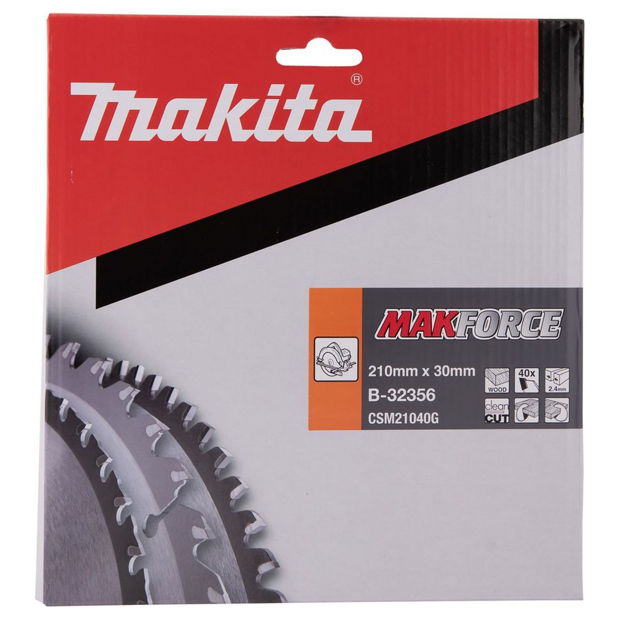 B-32356 - Rond mes Makita B-32356 210mm 40T - Afbeelding 3