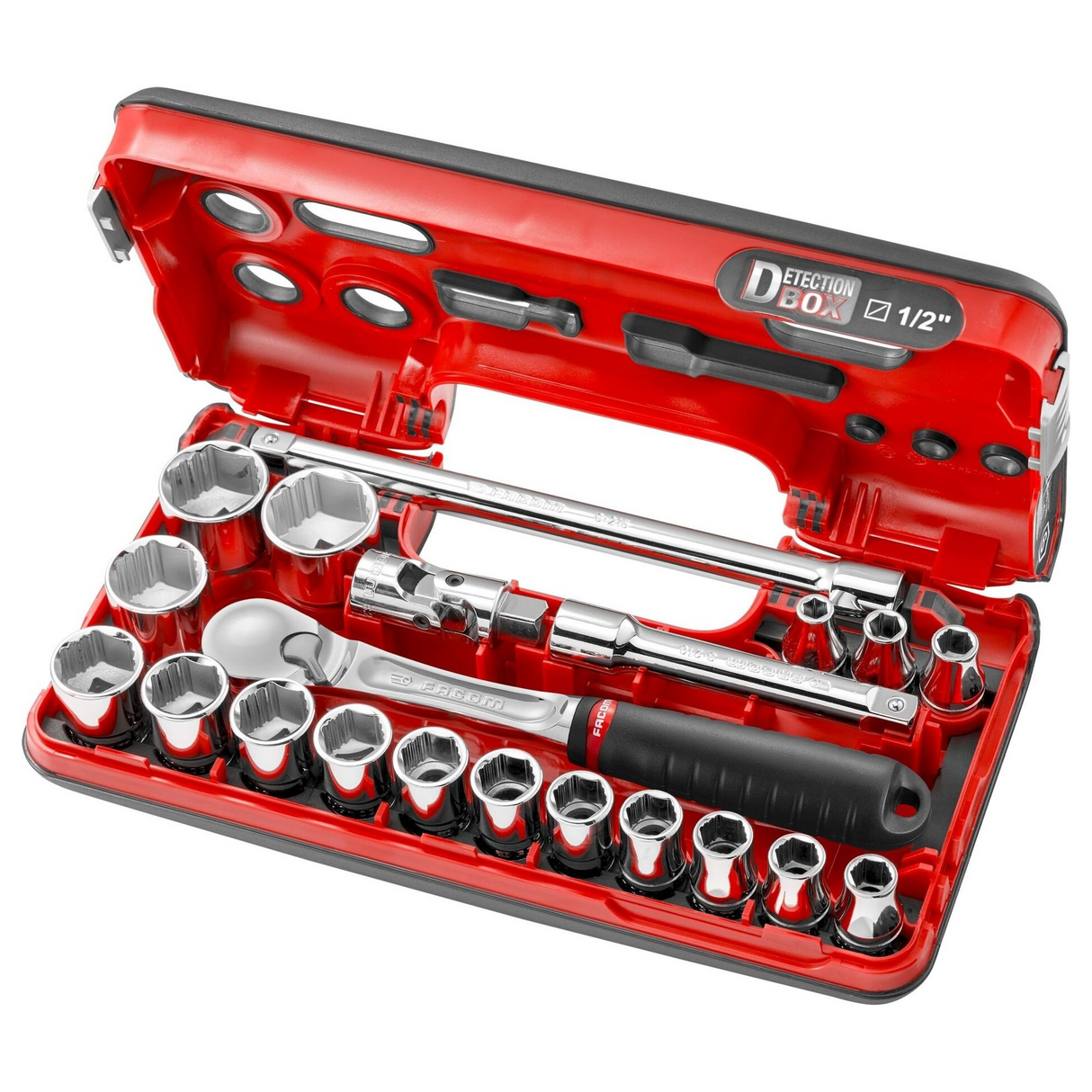 SL.DBOX1GRPPB - Facom SL.DBOX1GRPPB 1/2" OGV Grip 21-delige dopsleutelset - Afbeelding 4