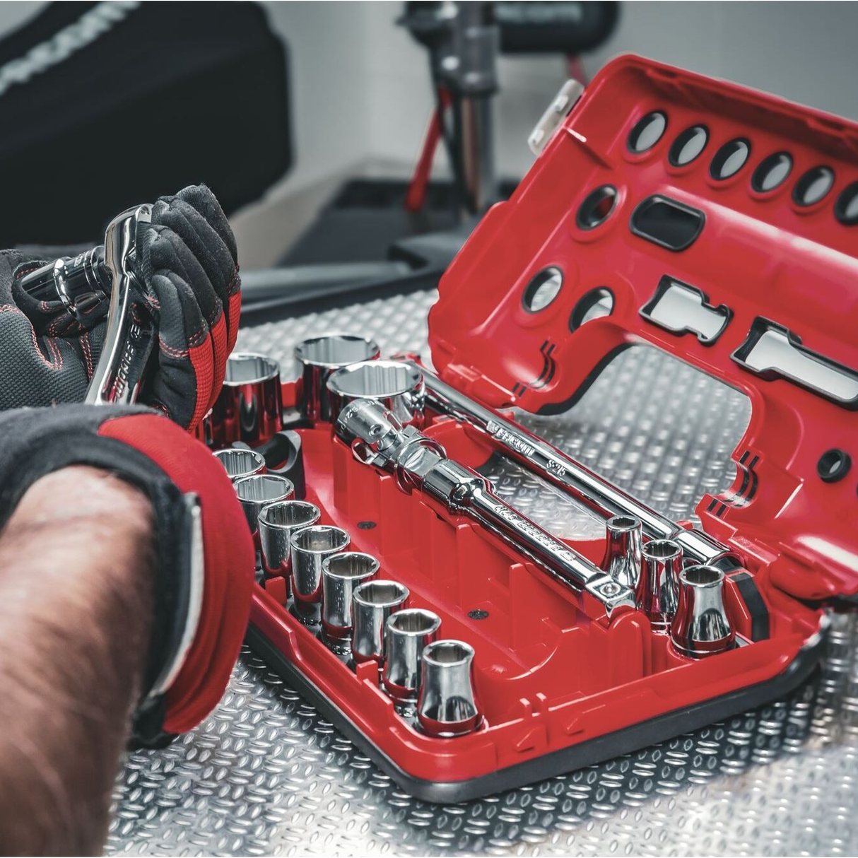 SL.DBOX1GRPPB - Facom SL.DBOX1GRPPB 1/2" OGV Grip Dopsleutelset 21-delig - Afbeelding 10