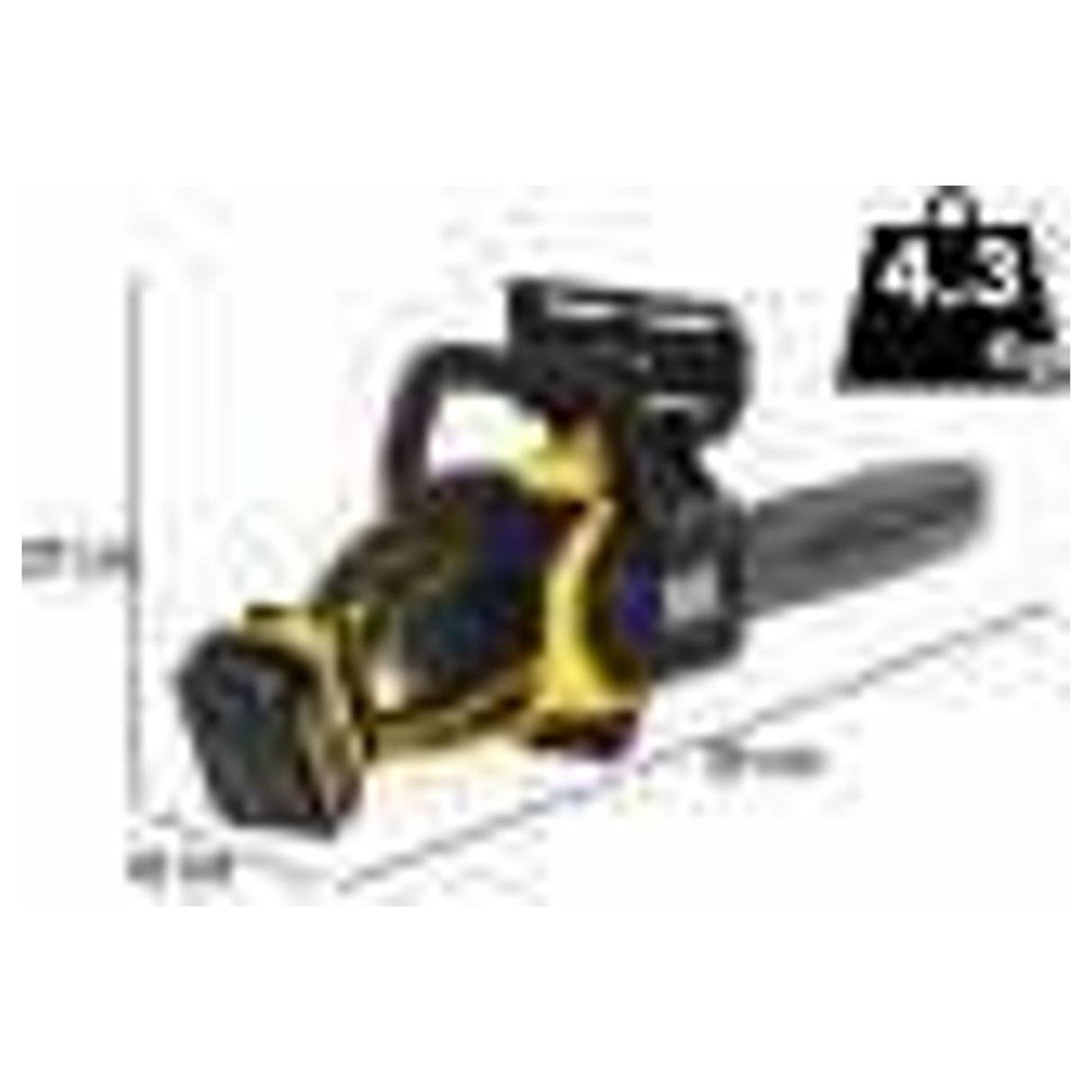 SFMCCS730M1-QW - Elektrische kettingzaag Stanley Fatmax SFMCCS730 20V 4Ah - Afbeelding 12