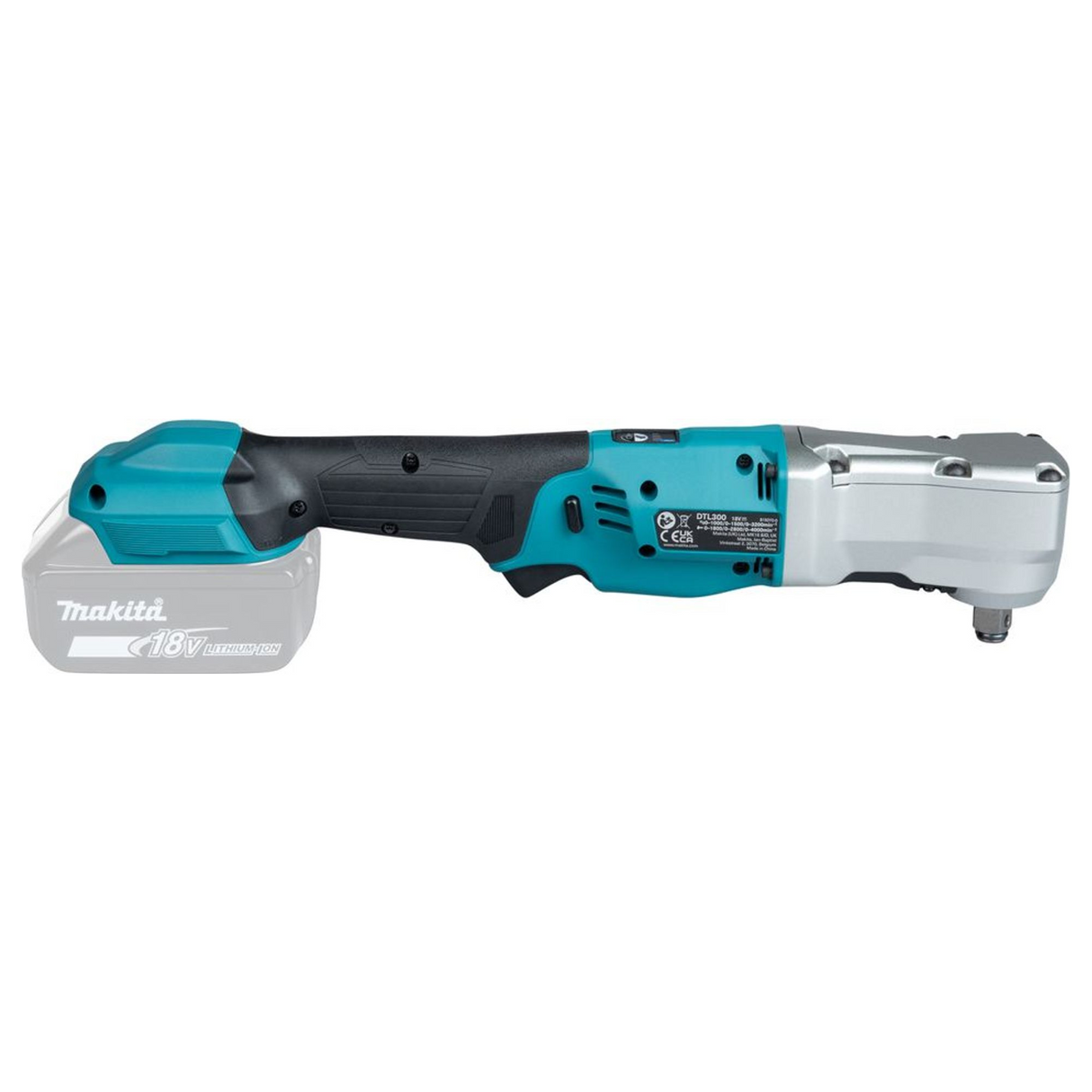 DTL300ZJ - Slagsleutel met hoek Makita DTL300ZJ 18V - Afbeelding 6