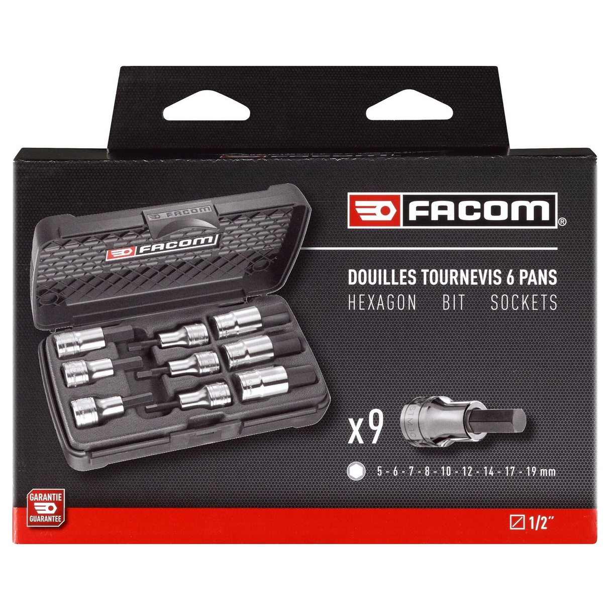 STM.J9APB - FACOM STM.J9APB 1/2" zeskantdopsleutelset 9-delig - Afbeelding 2