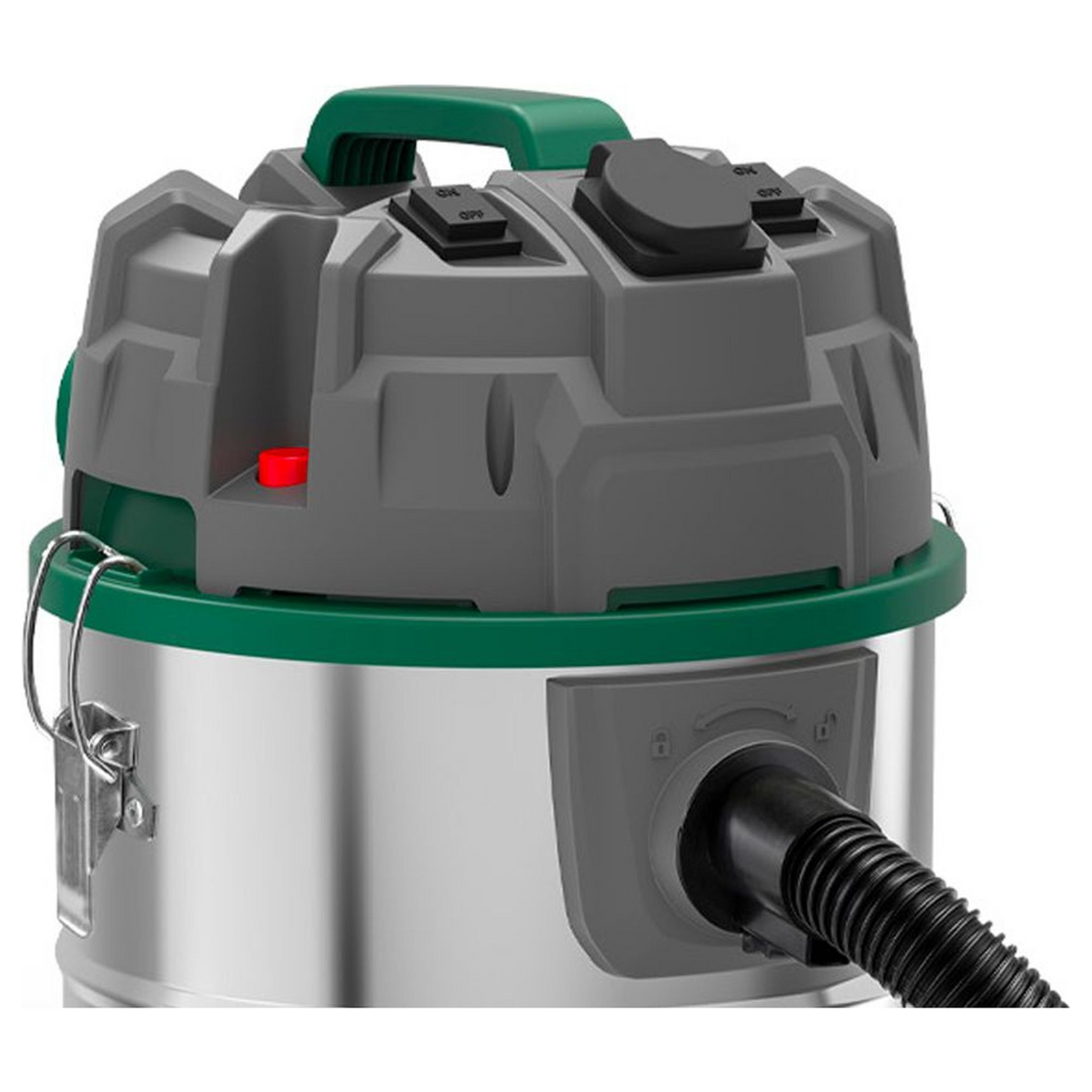 40035-00033 - Nat- en droogstofzuiger Lavor Dozzy Power 30XES 1400W roestvrijstalen biervat 30 liter - Afbeelding 3