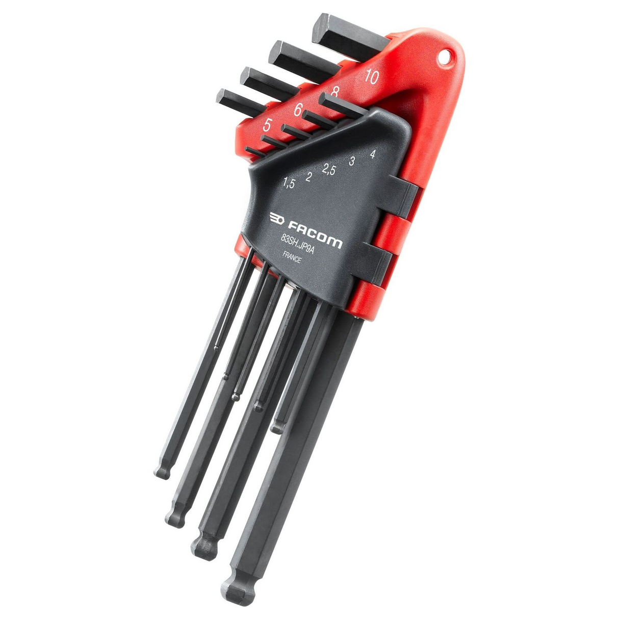 83SH.JP9A - Facom 83SH.JP9A 9-delige extra lange inbussleutelset