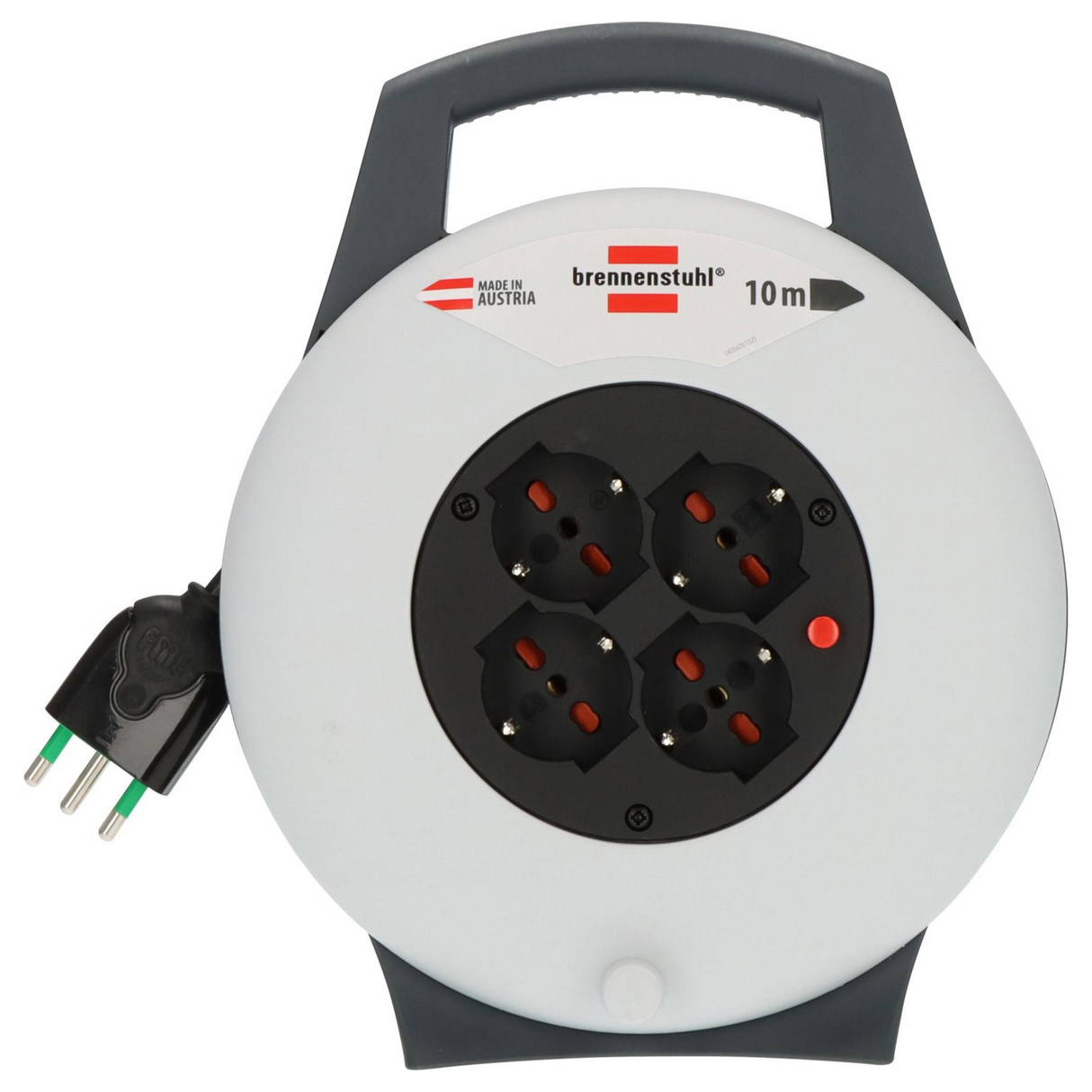 1093655 - Brennenstuhl Vario Line X kabelhaspel met 4 aansluitingen, 10 m H05VV-F 3G1.5 - Afbeelding 2