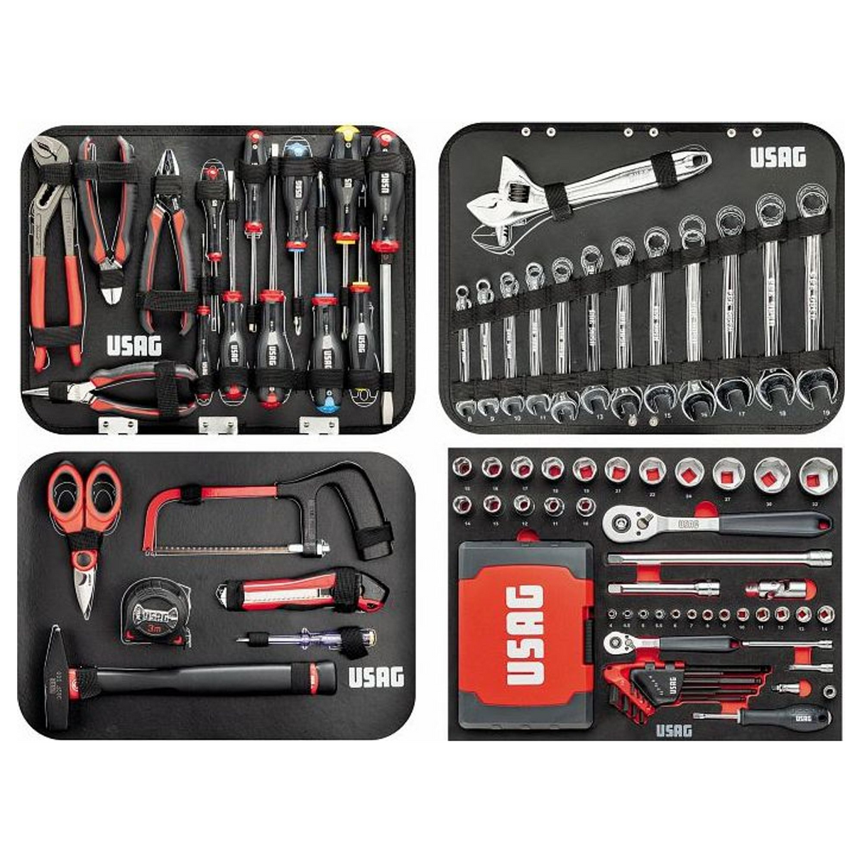 U00020035 - Trolleykoffer USAG 002 TMA met 181-delig onderhoudsassortiment - Afbeelding 2