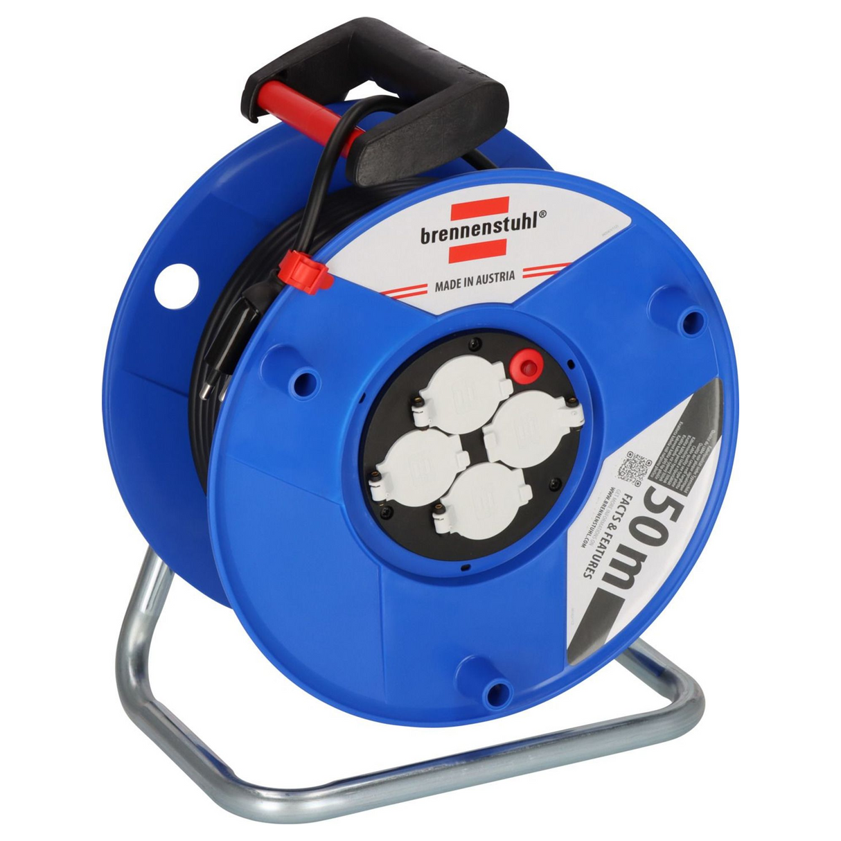 1208065 - Brennenstuhl Garant ST 290 50m H05VV-F 3G1.5 Kabelhaspel