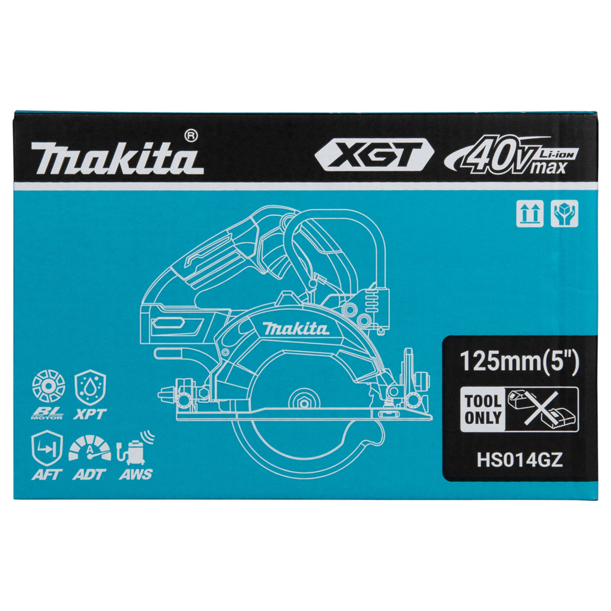 HS014GZ - Cirkelzaag Makita HS014GZ 40V XGT 125mm - Afbeelding 23
