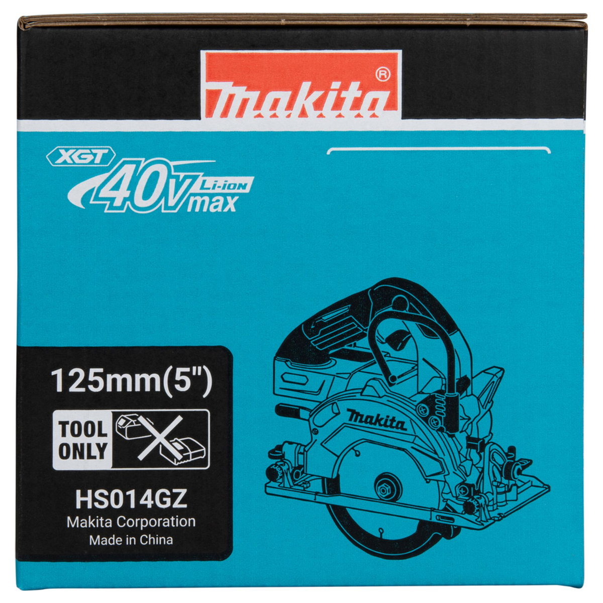 HS014GZ - Cirkelzaag Makita HS014GZ 40V XGT 125mm - Afbeelding 25
