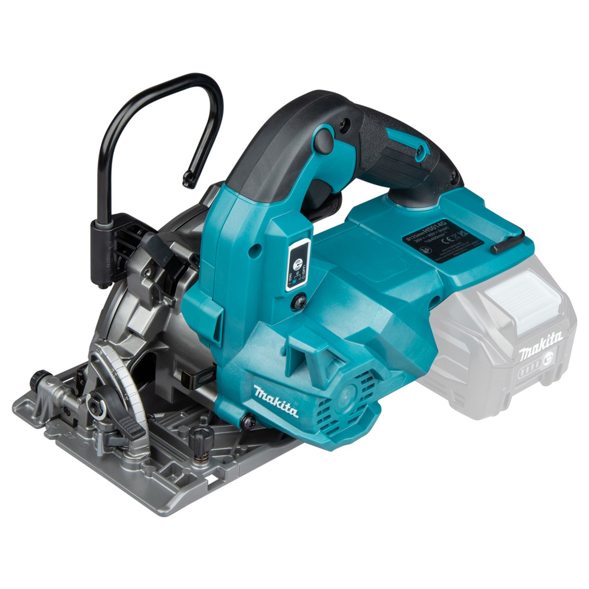HS014GZ - Cirkelzaag Makita HS014GZ 40V XGT 125mm - Afbeelding 3