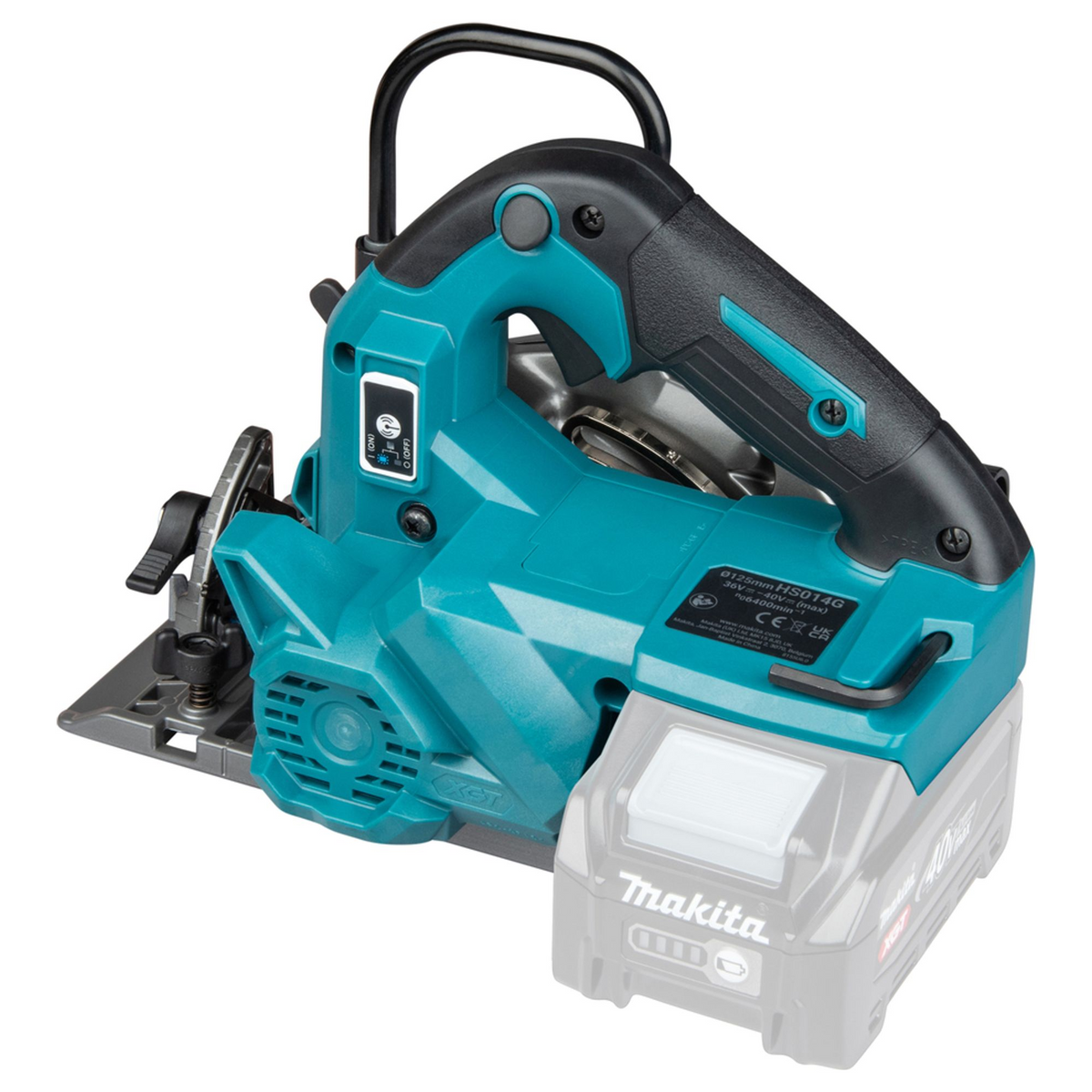 HS014GZ - Cirkelzaag Makita HS014GZ 40V XGT 125mm - Afbeelding 5