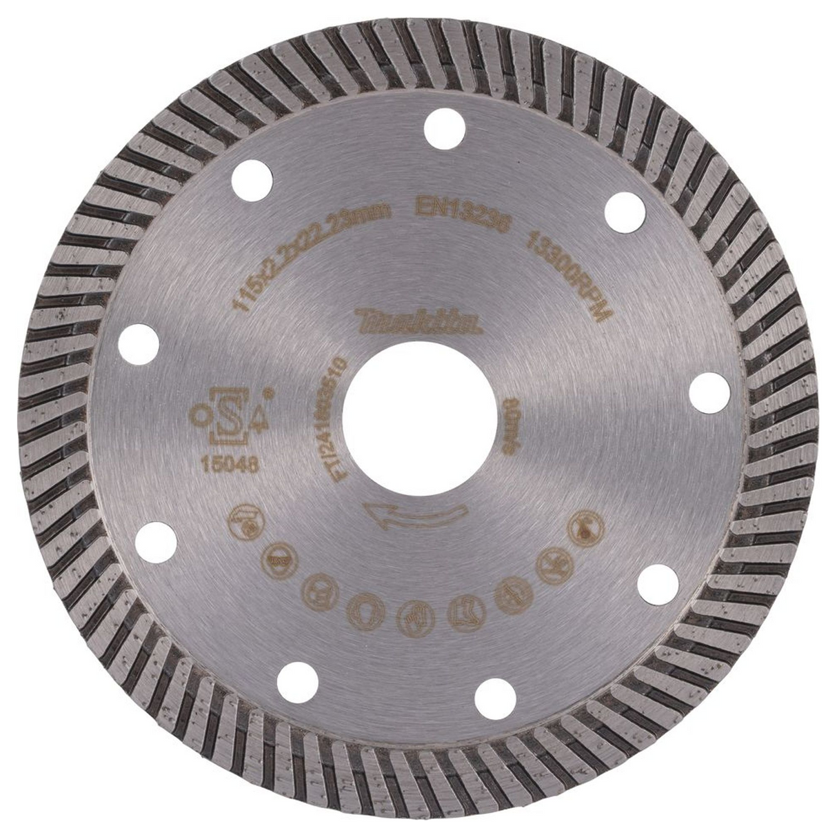 D-80151 - Diamantschijf Makita D-80151 115 mm marmergraniet - Afbeelding 3