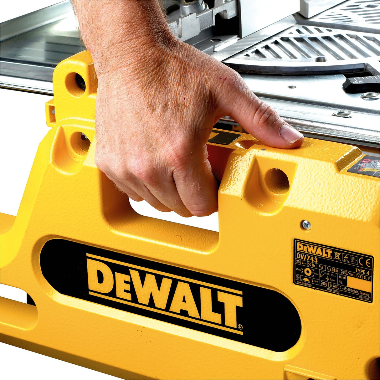 DW743N-QS - Sega Combinata Dewalt DW743N-QS 250mm 1550W - Immagine 23