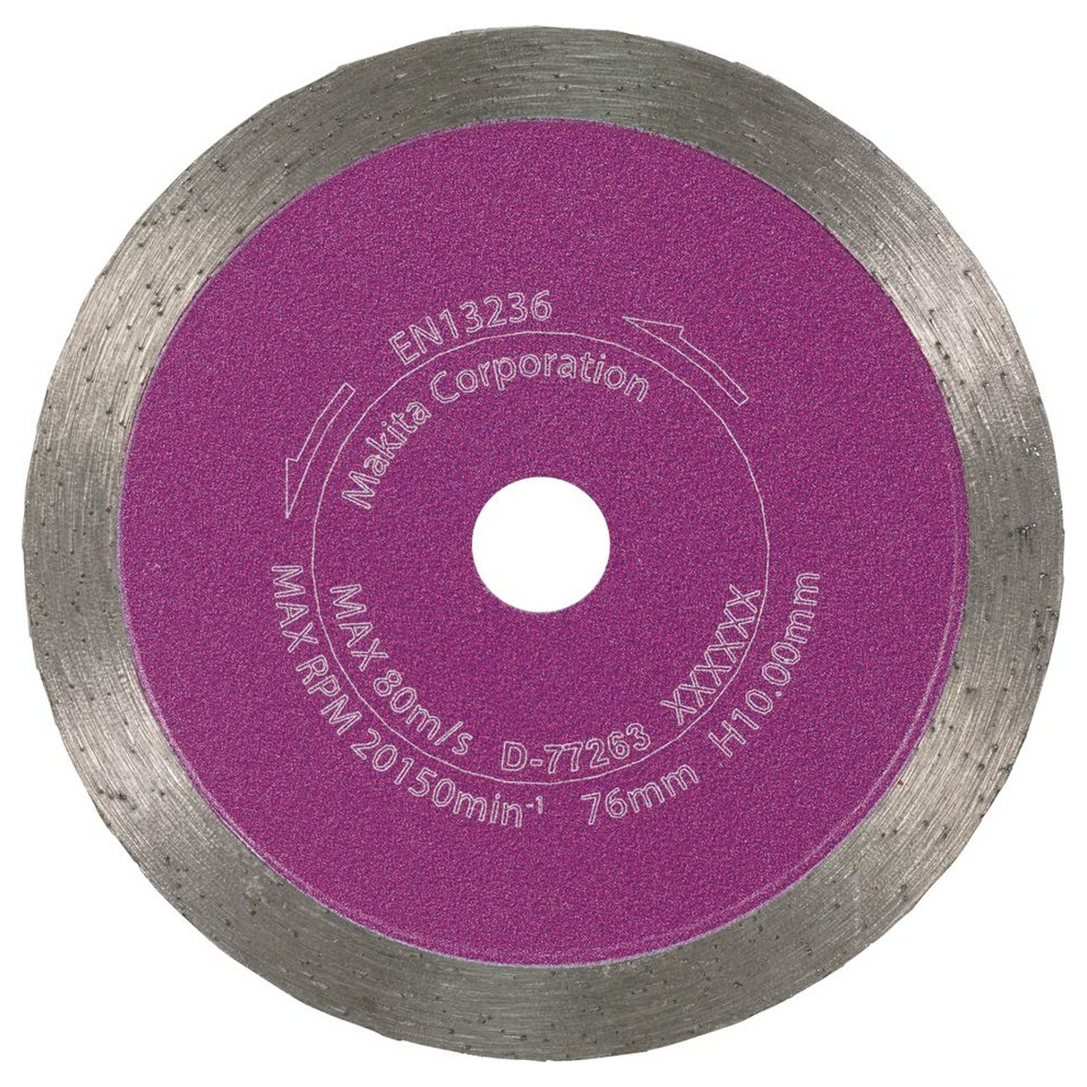 D-77263 - Diamantschijf Makita D-77263 voor tegels van 76 mm - Afbeelding 4