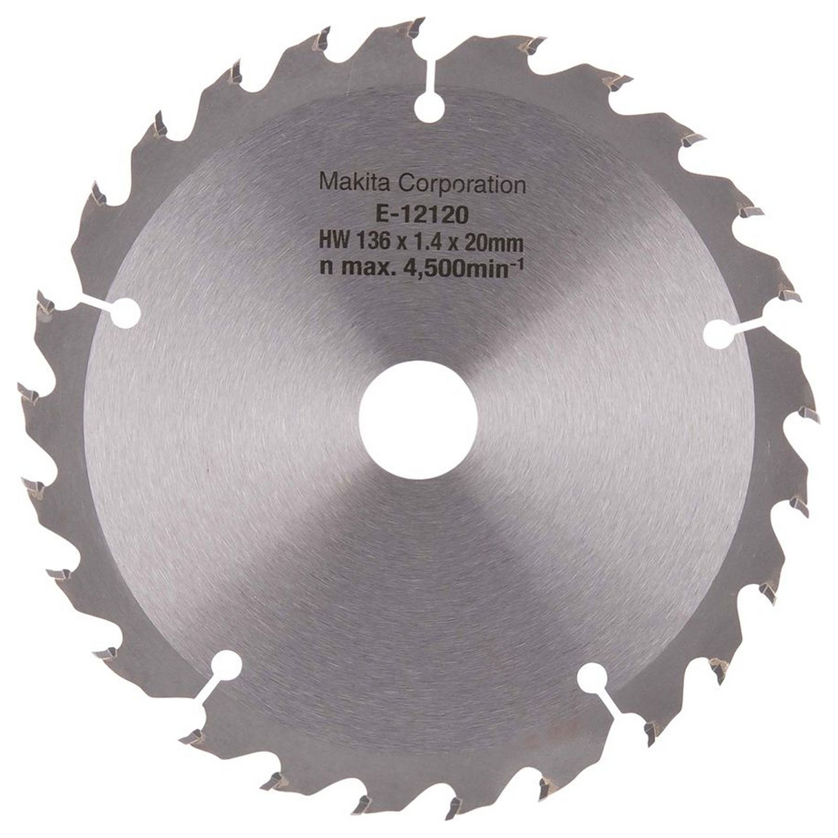 E-12120 - Rond mes Makita Efficut E-12120 136mm 25T - Afbeelding 3