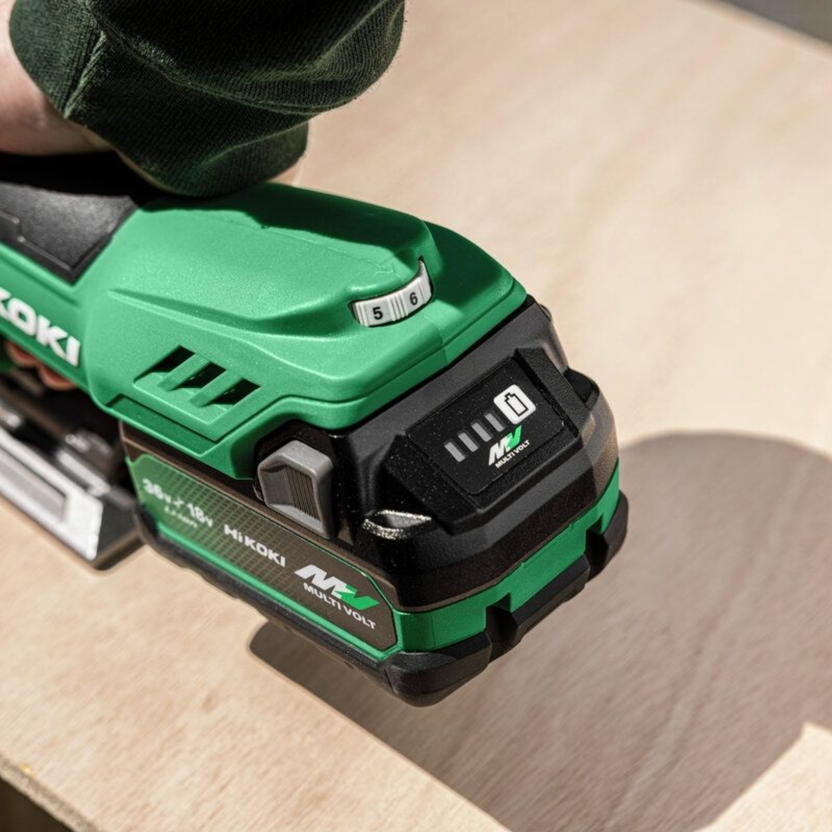 UC18YSL3WHZ - BoosterPack HiKOKI UC18YSL3WHZ 2 Multi Volt-accu's BSL36A18X 36V/18V 2,5Ah/5,0Ah + acculader - Afbeelding 6