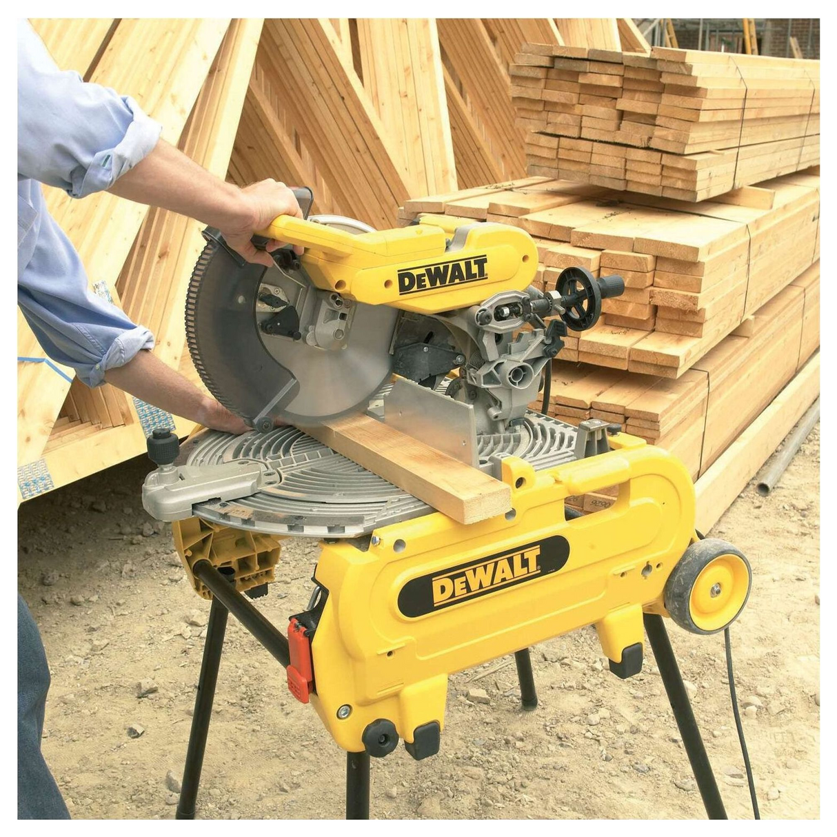 D27107-QS - Combinatiezaag Dewalt D27107-QS 305mm 2000W - Afbeelding 6