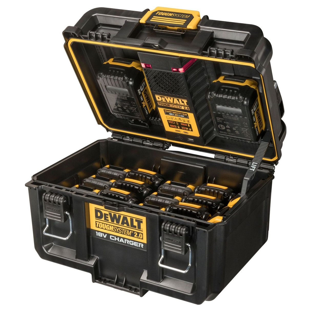 DWST83471-QW - Dubbele acculader Dewalt DWST83471-QW ToughSystem 2.0 - Afbeelding 2