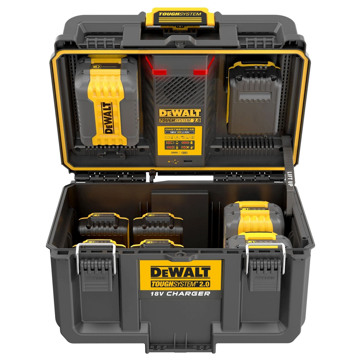 DWST83471-QW - Dubbele acculader Dewalt DWST83471-QW ToughSystem 2.0 - Afbeelding 3