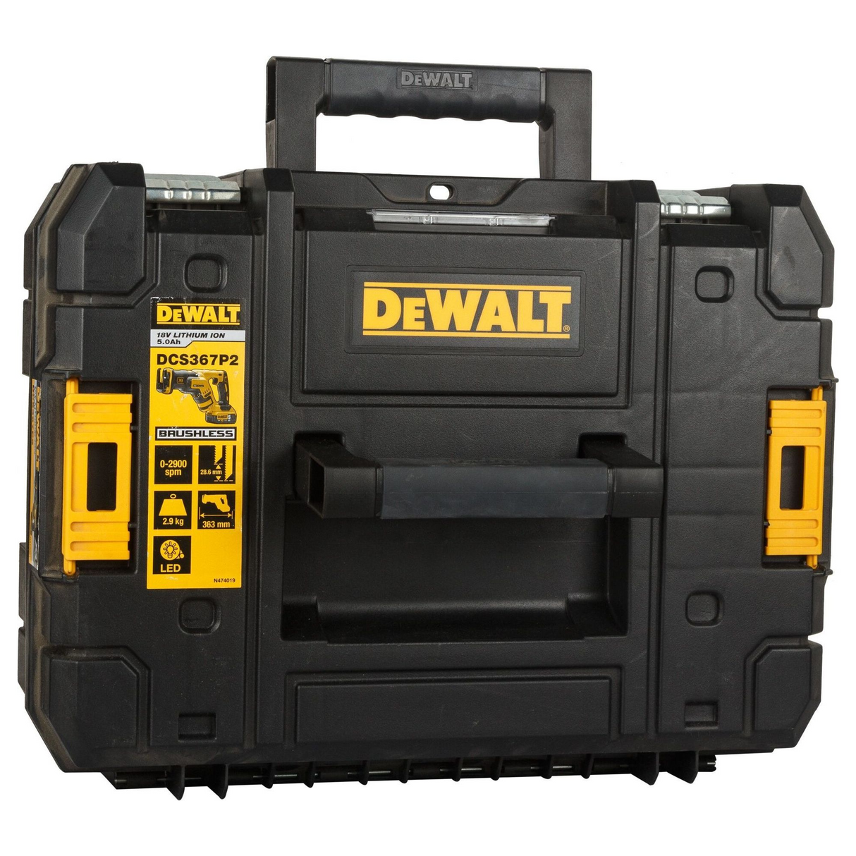 DCS367P2-QW - Reciprocating Saw Dewalt DCS367P2-QW 18V 5Ah borstelloos - Afbeelding 14