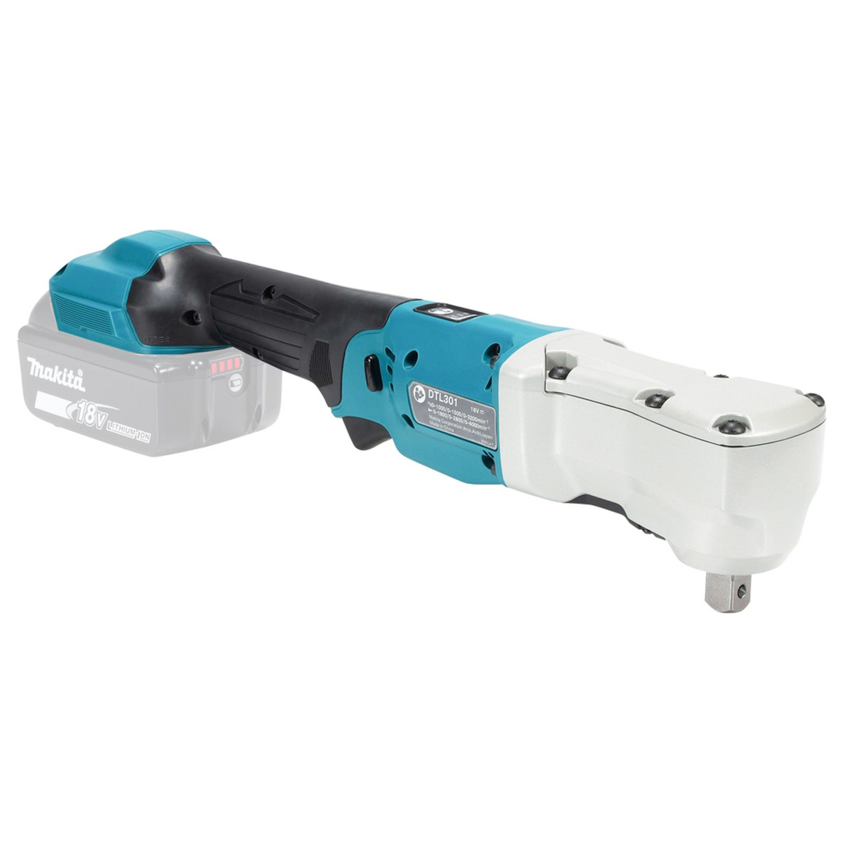 DTL301Z - Slagsleutel met hoek Makita DTL301Z 18V 1/2" 340Nm - Afbeelding 7