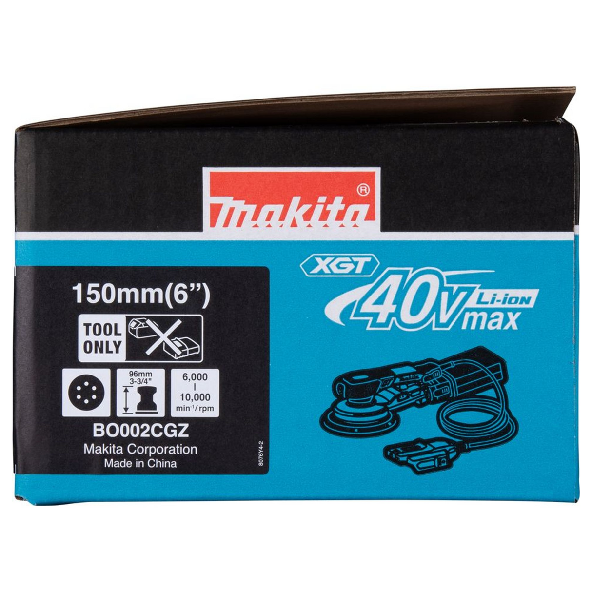 BO002CG - Levigatrice Rotorbitale Makita BO002CGZ 40V - Immagine 20