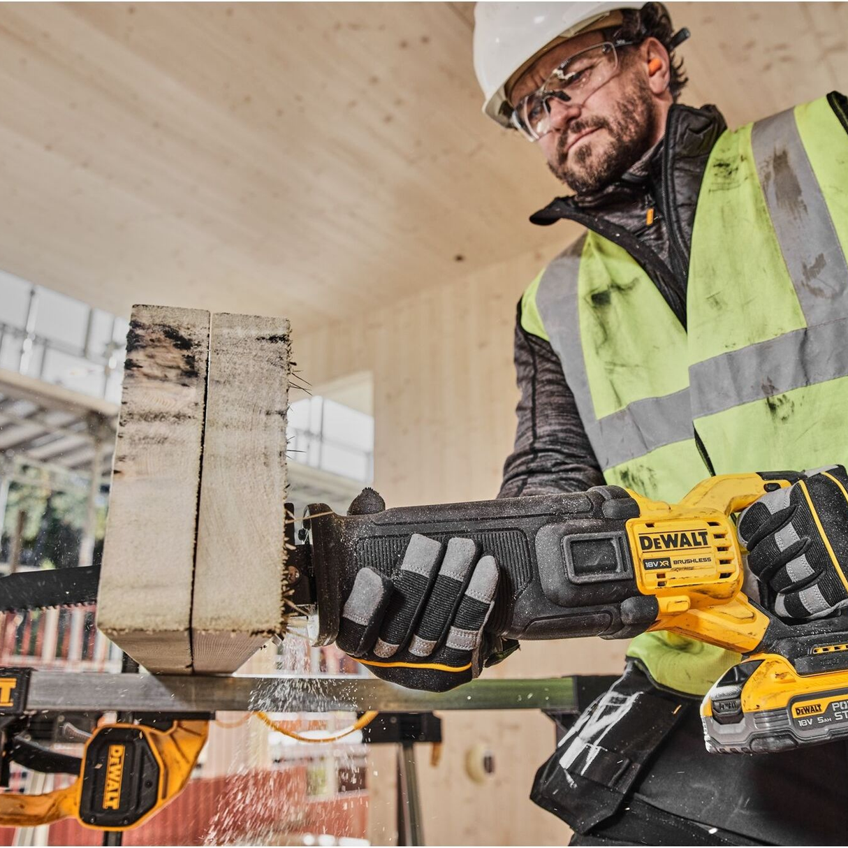 DCS386H2T-QW - Reciprocating Saw Dewalt DCS386H2T-QW 18V 5Ah Borstelloos - Afbeelding 3