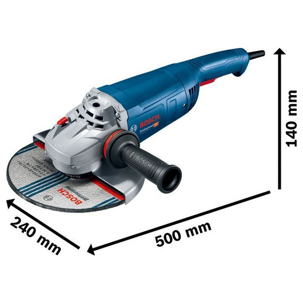 06018C1309 - Slijpmachinekit Bosch GWS 22-230 J + 2 GWS 750 - Afbeelding 10