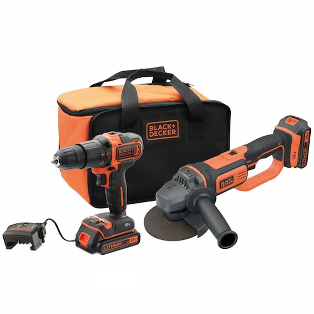 Combo Kit Black+Decker BCK24D2S-QW 18V 2Ah