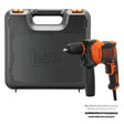 Trapano a percussione Black+Decker BEH710K-QS 710W
