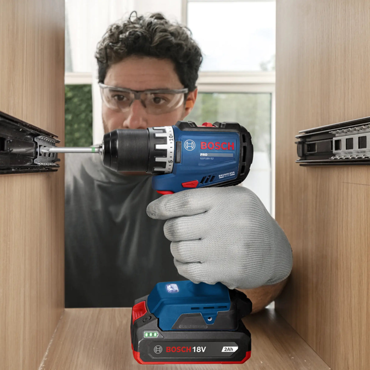 Boormachine Bosch GSR18V-52 PRO 18V 2Ah