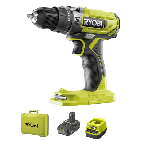 Avvitatore a Percussione Ryobi R18PD2-120B 18V 2Ah
