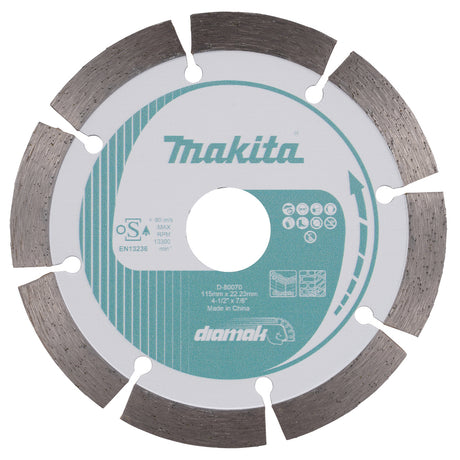D-80070 - Gesegmenteerd diamantblad Makita D-80070 115mm - Afbeelding 2