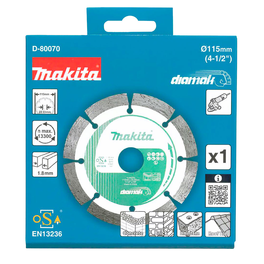 D-80070 - Gesegmenteerd diamantblad Makita D-80070 115mm - Afbeelding 4