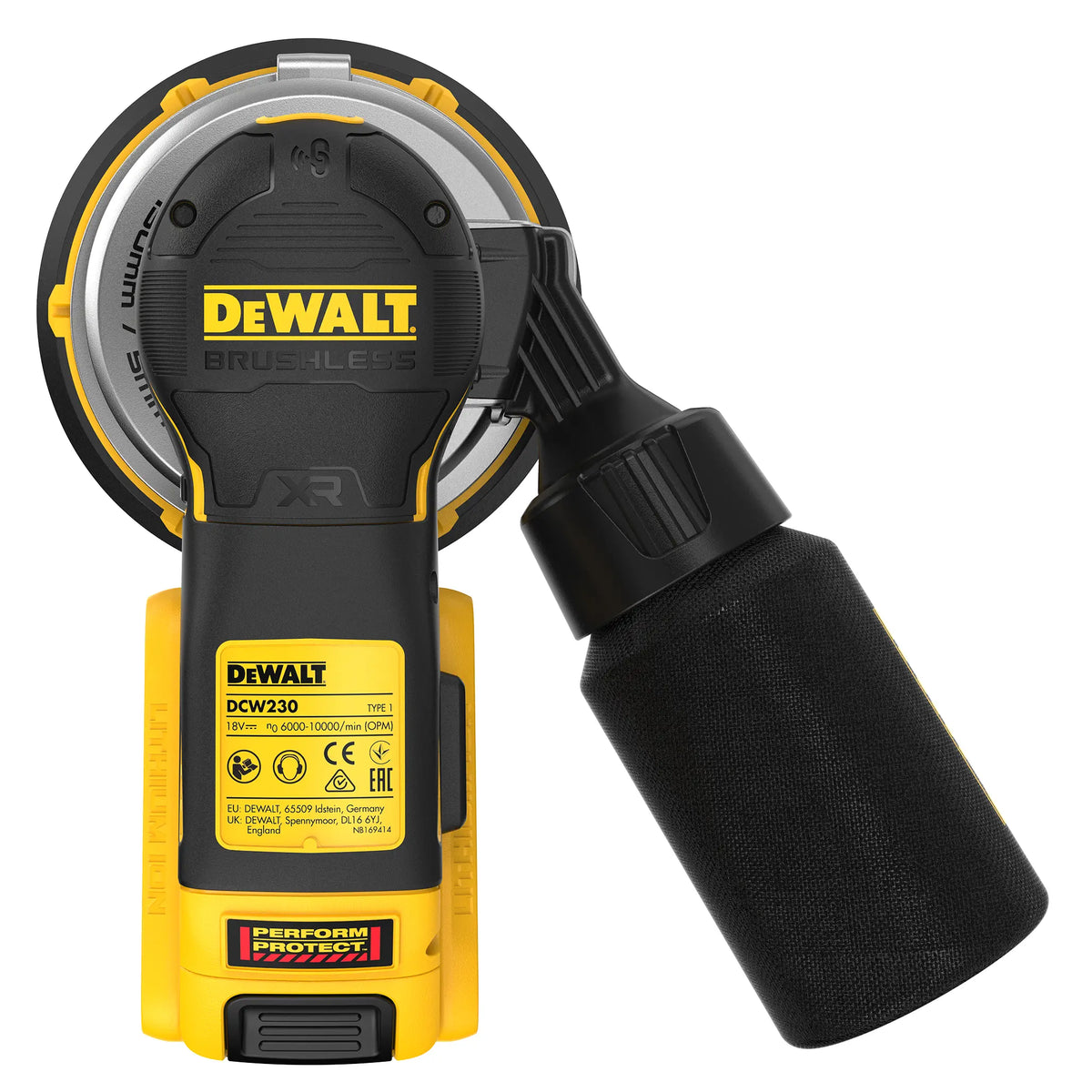 Levigatrice Orbitale DeWalt DCW230P2-QW 18V 5Ah