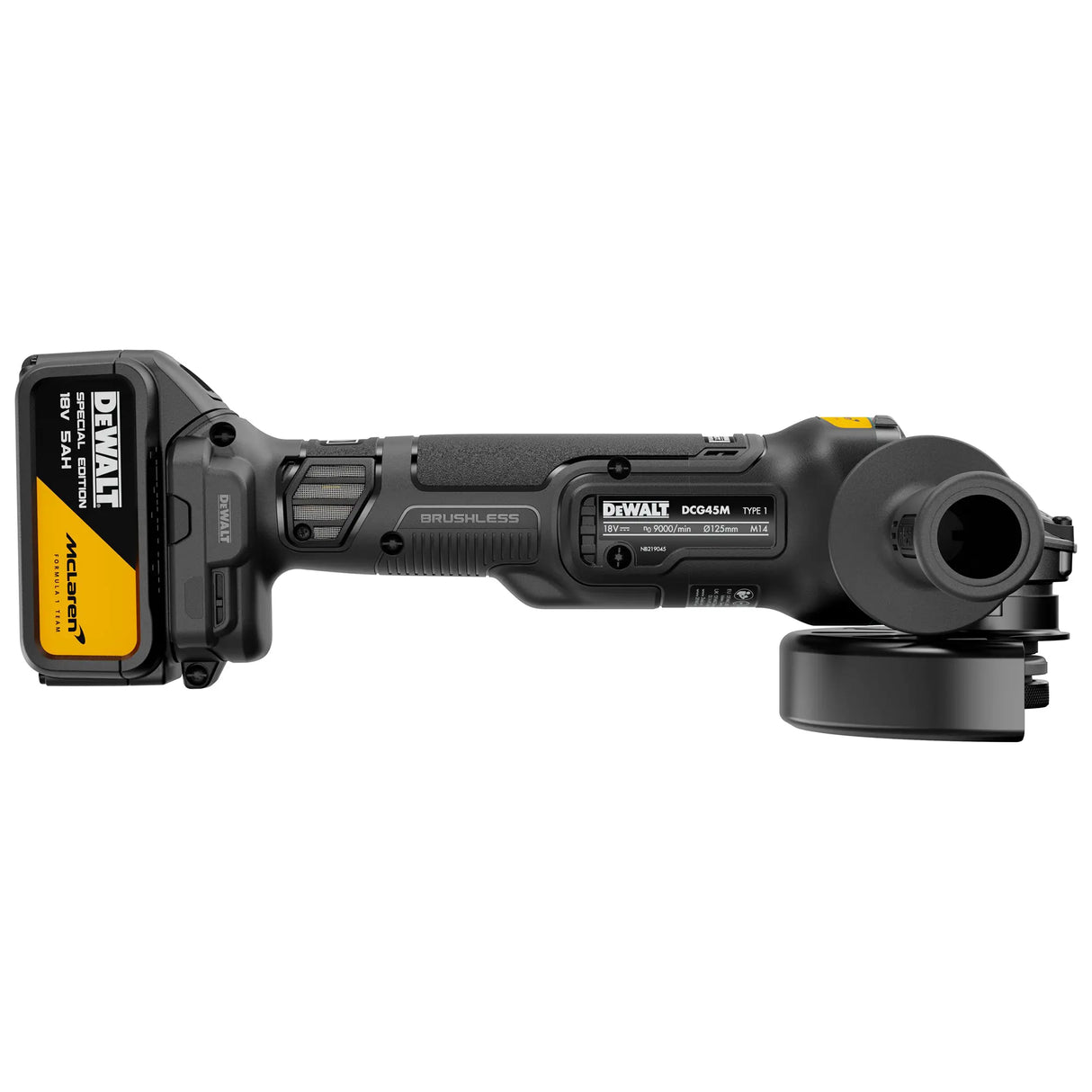Smerigliatrice Dewalt McLaren DCG45MP2T-QW 18V 5Ah