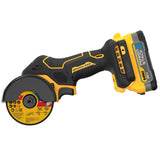 Mini Troncatrice Dewalt DCS438E2T-QW 18V 1.7Ah