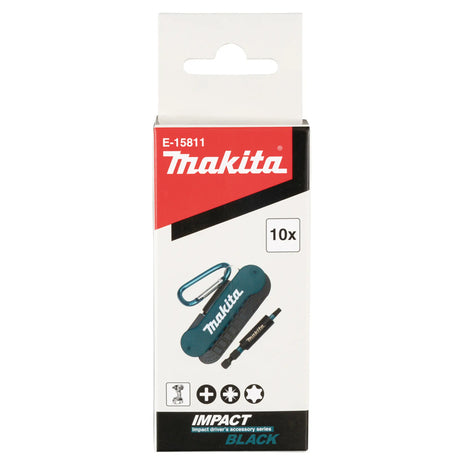 Set inserti avvitatura Impact Black Makita E-15811